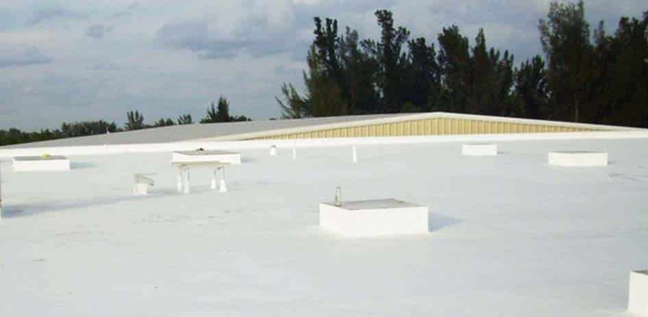 single ply rubber roof